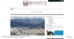 Desktop Screenshot of ladyofpress.wordpress.com