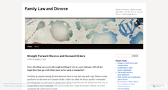 Desktop Screenshot of familylawanddivorce.wordpress.com