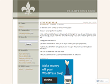 Tablet Screenshot of cellotrees.wordpress.com