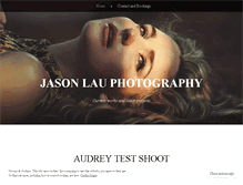 Tablet Screenshot of jasonlauphotography.wordpress.com