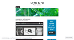 Desktop Screenshot of letroudufut.wordpress.com