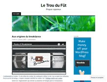 Tablet Screenshot of letroudufut.wordpress.com