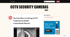 Desktop Screenshot of cctvsecuritycameraforsale.wordpress.com