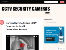 Tablet Screenshot of cctvsecuritycameraforsale.wordpress.com