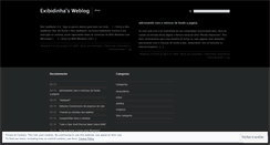 Desktop Screenshot of exibidinha.wordpress.com