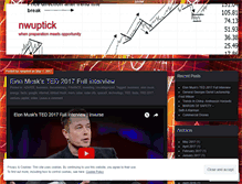 Tablet Screenshot of nwuptick.wordpress.com