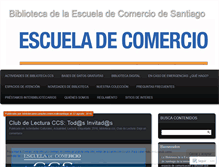 Tablet Screenshot of biblioescueladecomercio.wordpress.com