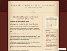 Tablet Screenshot of deadseascrolls.wordpress.com