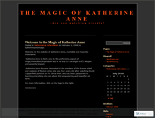 Tablet Screenshot of katherineannemagic.wordpress.com