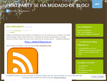 Tablet Screenshot of frikiparty.wordpress.com