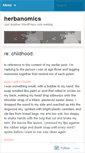 Mobile Screenshot of herbanomics.wordpress.com