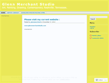 Tablet Screenshot of glennmerchant.wordpress.com