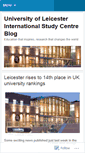 Mobile Screenshot of leicesterisc.wordpress.com