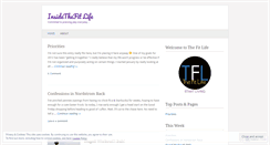 Desktop Screenshot of insidethefitlife.wordpress.com