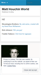 Mobile Screenshot of matthouchin.wordpress.com