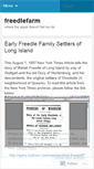 Mobile Screenshot of freedlefarm.wordpress.com