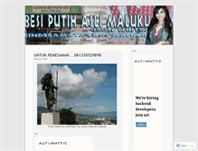 Tablet Screenshot of besiputihasliambon.wordpress.com