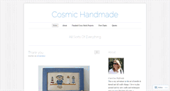 Desktop Screenshot of cosmichandmade.wordpress.com