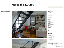 Tablet Screenshot of marcellilazou.wordpress.com