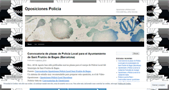 Desktop Screenshot of opopolicia.wordpress.com