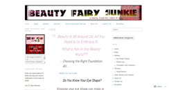 Desktop Screenshot of beautyfairyjunkie.wordpress.com