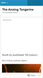 Mobile Screenshot of analogtangerine.wordpress.com