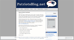 Desktop Screenshot of patsblog.wordpress.com