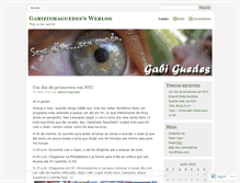 Tablet Screenshot of gabizinhaguedes.wordpress.com