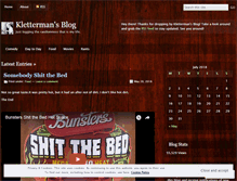 Tablet Screenshot of kletterman.wordpress.com