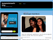Tablet Screenshot of kumarsrinivas4.wordpress.com