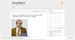 Desktop Screenshot of garykingwatch.wordpress.com
