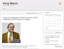 Tablet Screenshot of garykingwatch.wordpress.com