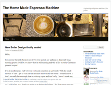 Tablet Screenshot of homemachine.wordpress.com