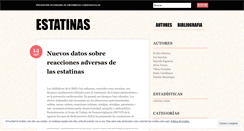 Desktop Screenshot of estatinas.wordpress.com