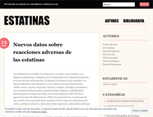 Tablet Screenshot of estatinas.wordpress.com