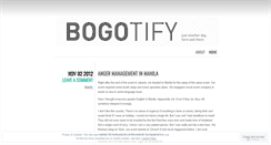 Desktop Screenshot of bogotify.wordpress.com