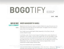 Tablet Screenshot of bogotify.wordpress.com