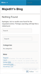 Mobile Screenshot of majed01.wordpress.com