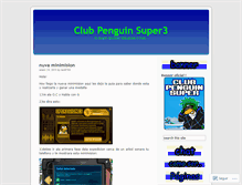 Tablet Screenshot of clubpenguinsuper3.wordpress.com