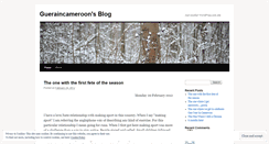 Desktop Screenshot of gueraincameroon.wordpress.com