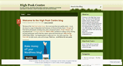 Desktop Screenshot of highpeakcentre.wordpress.com