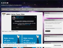 Tablet Screenshot of karimology.wordpress.com