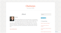 Desktop Screenshot of chelszyo.wordpress.com