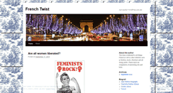 Desktop Screenshot of frenchtwiist.wordpress.com