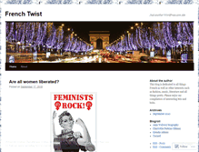 Tablet Screenshot of frenchtwiist.wordpress.com