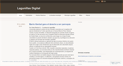 Desktop Screenshot of lagunillasdigital.wordpress.com