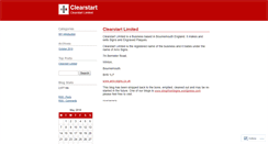 Desktop Screenshot of clearstart.wordpress.com
