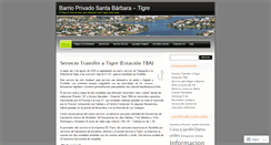 Desktop Screenshot of barriosantabarbara.wordpress.com