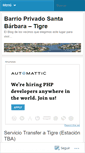 Mobile Screenshot of barriosantabarbara.wordpress.com