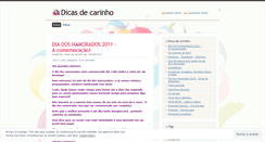 Desktop Screenshot of dicasdecarinho.wordpress.com